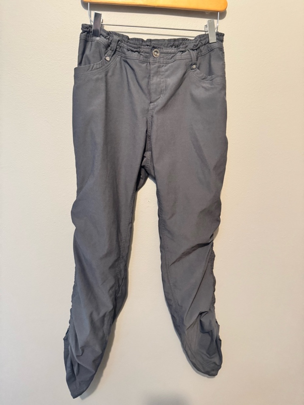 KÜHL Women’s Gray Hiking Pants Drawstring Waist Size 10